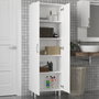 Hanah Home Armario de Baño Arizona 2 Kapak - Blanco
